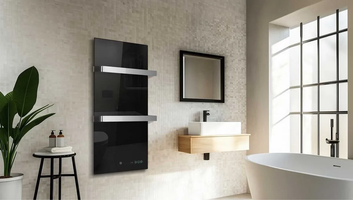 Infrared Bathroom Heating Panels glass wifi - Image 1