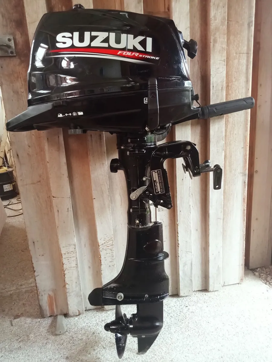 Outboard Suzuki 6hp 4-stroke s/s - Image 1