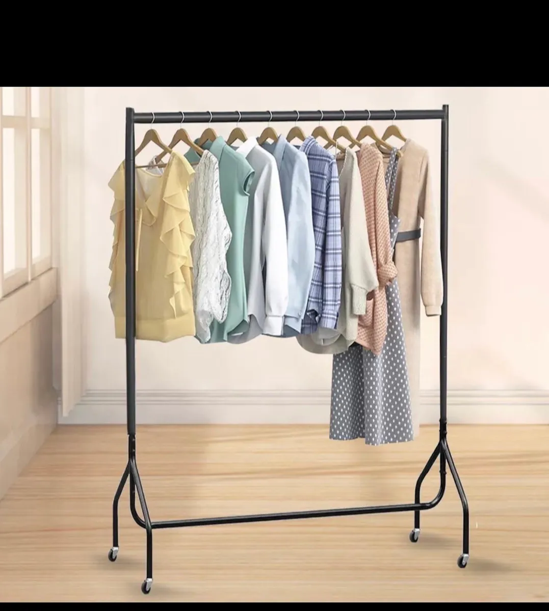 NEW 4ft Wide Heavy Duty Clothes Rail - Image 1
