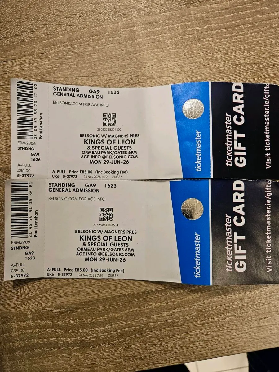 Concert tickets - Image 1