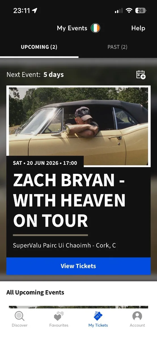 Zach Bryan tickets - Image 1