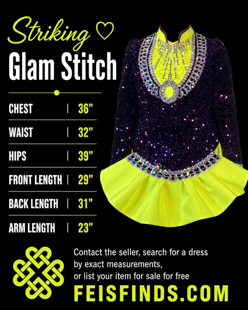 GLAM STITCH IRISH DANCE DRESS - Image 2