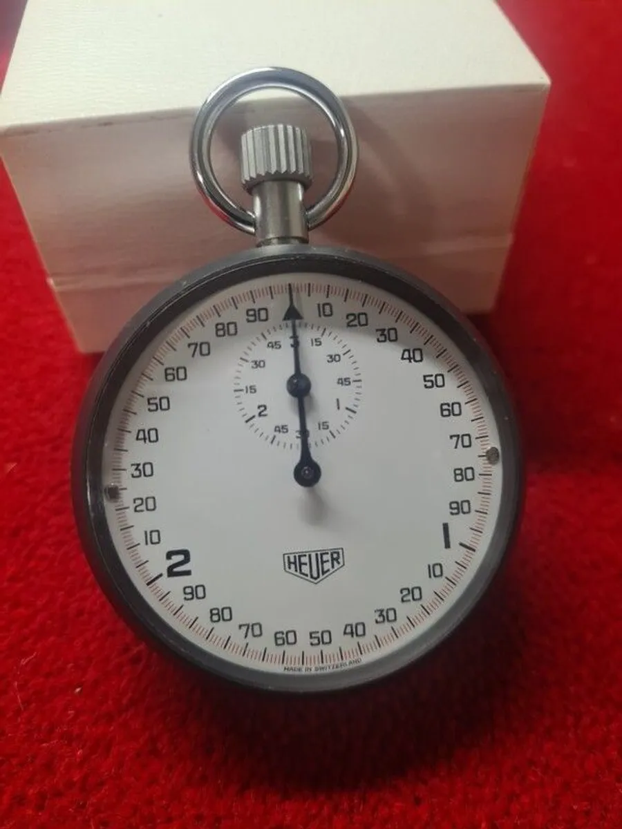 Vintage Heuer Stopwatch - Image 2