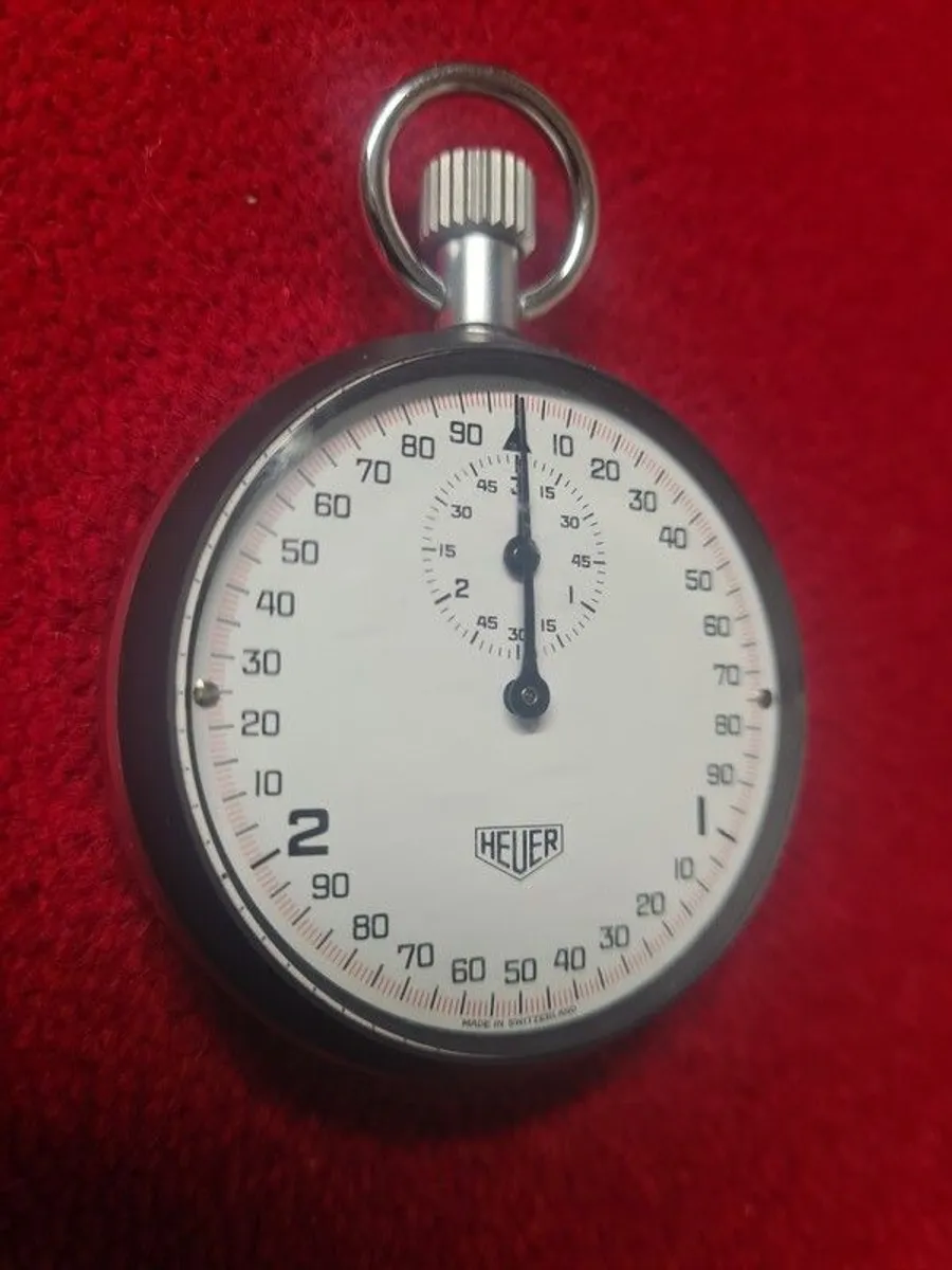 Vintage Heuer Stopwatch - Image 3