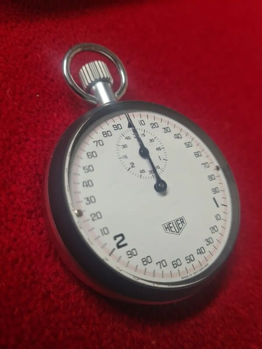 Vintage Heuer Stopwatch - Image 4