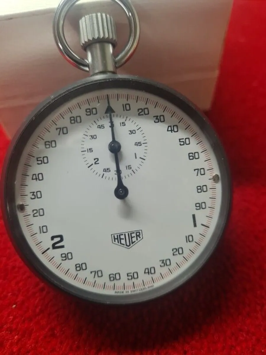 Vintage Heuer Stopwatch - Image 1