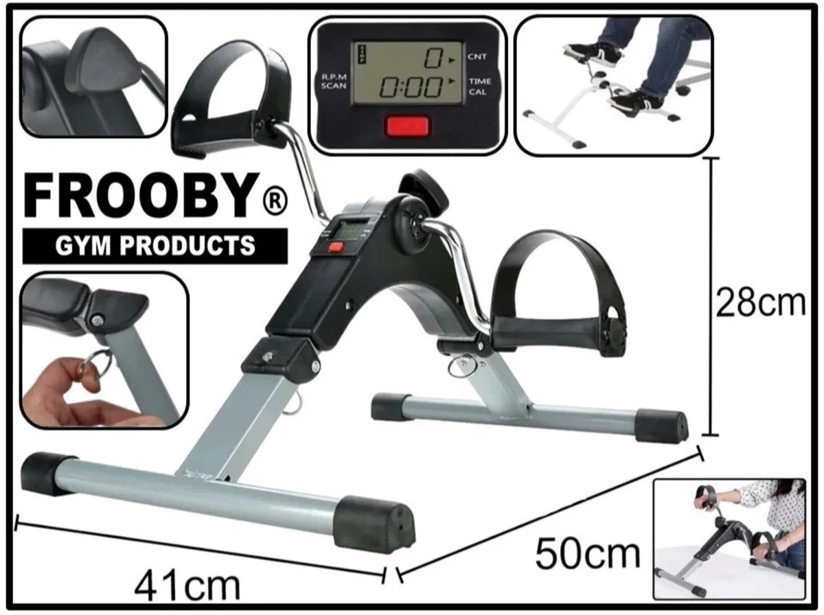 Mini Exercise Bike Pedal Exerciser NEW - Image 2