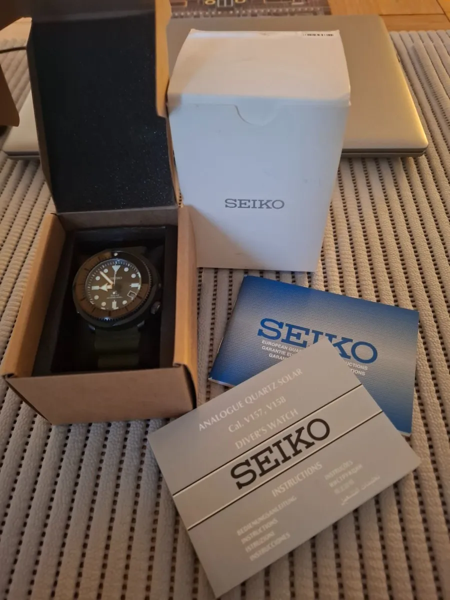 Seiko Prospex SNE535P1 Solar Diver's Watch - NEW - Image 2
