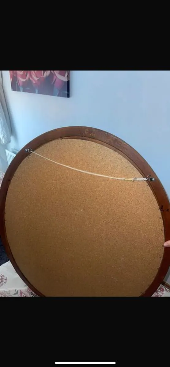 Beautiful vintage oval mirror - Image 4