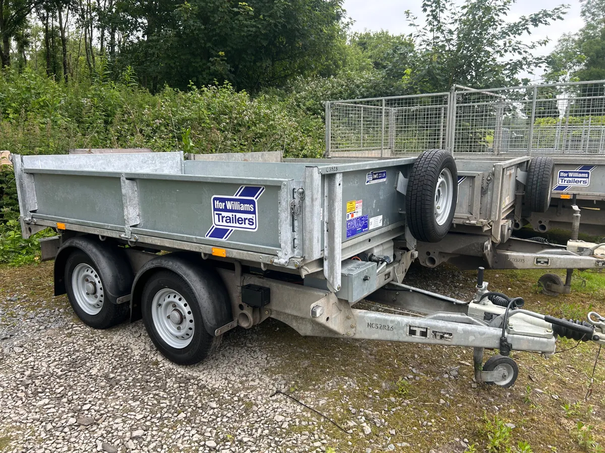 2023 Ifor Williams 8ft Tipping Trailer - Image 1