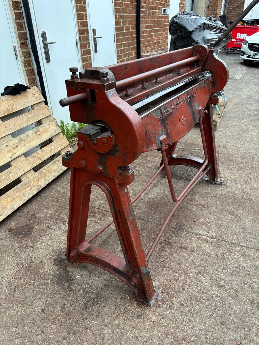 F J EDWARDS 4’ folder. Capacity 2 MM - Image 3