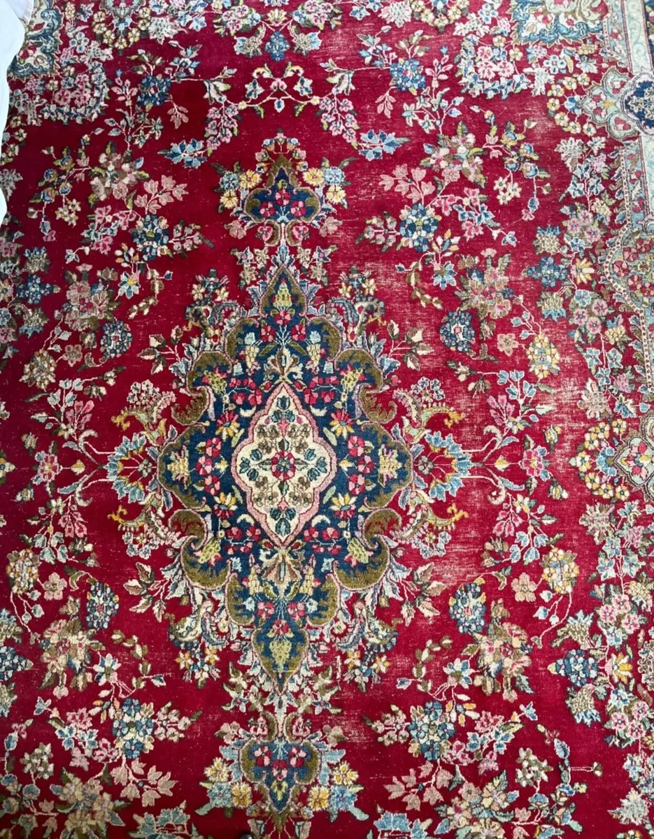 Antique Large Hand  Knotted  Rug - Image 3
