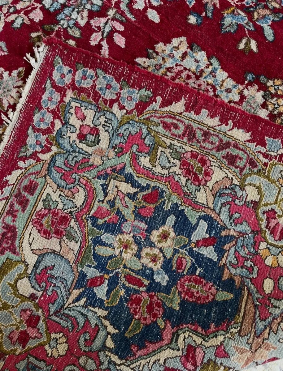 Antique Large Hand  Knotted  Rug - Image 4