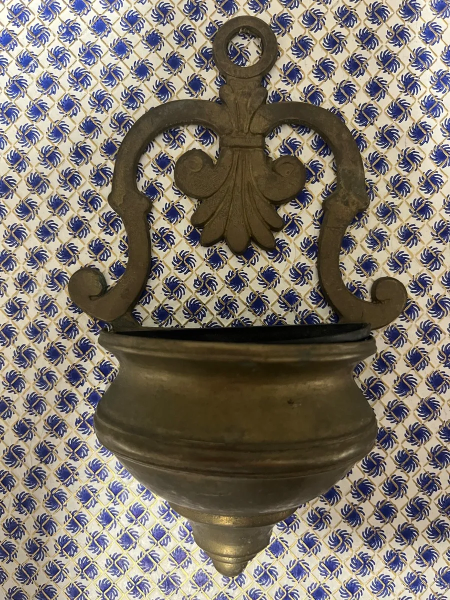Brass Holy water font - Image 1