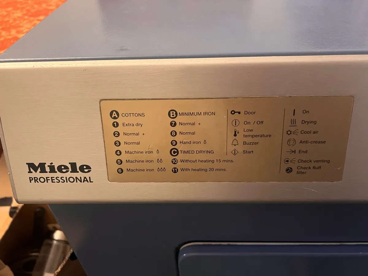 Professional Miele dryer - Image 3
