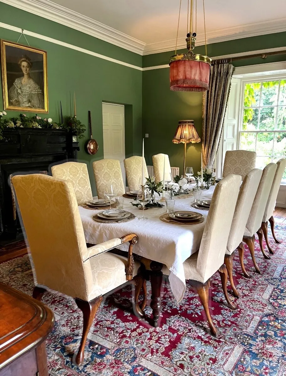 10 Upholstered Dining Chairs - Image 1
