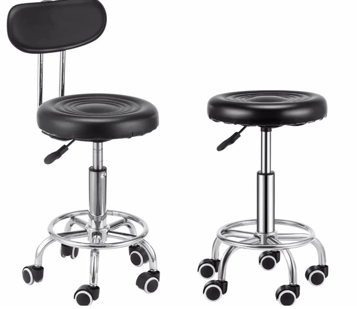 NEW Salon Stool Adjustable Swivel Chair on Wheels - Image 4
