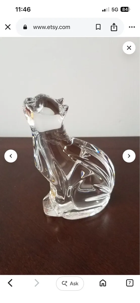 Waterford Crystal Cat Ornaments - Image 3