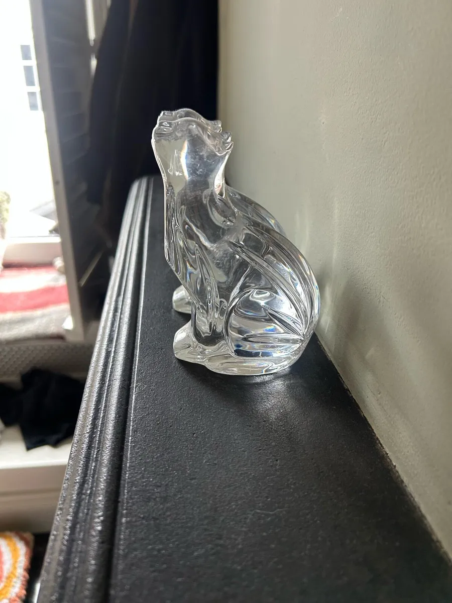 Waterford Crystal Cat Ornaments - Image 1