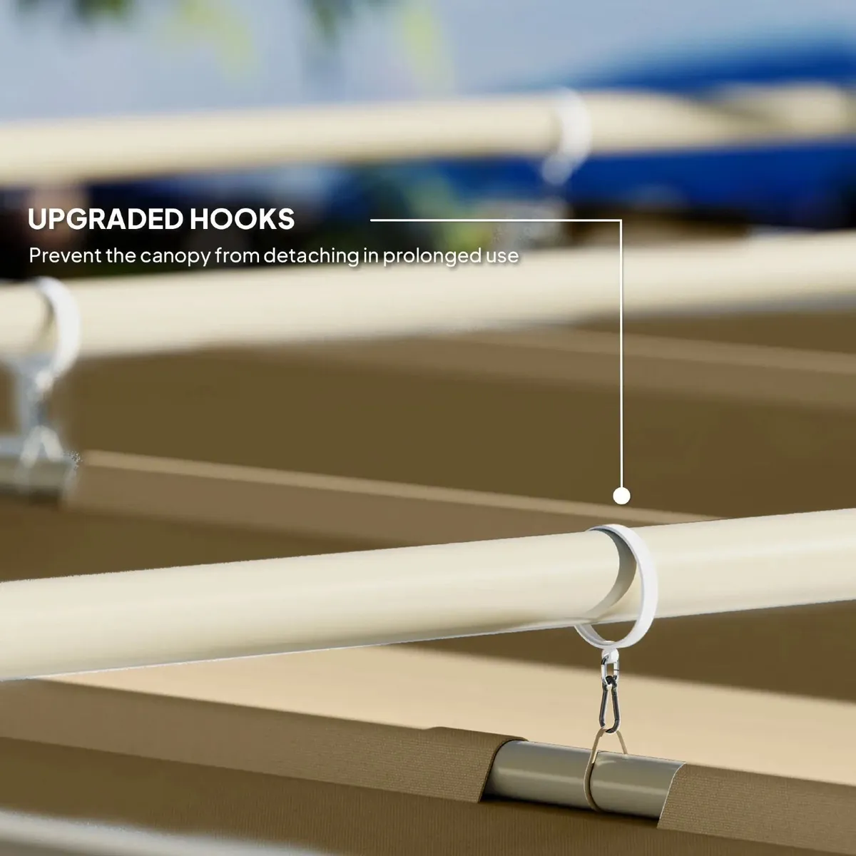 3 x 3m Retractable Roof Metal Pergola - Image 4