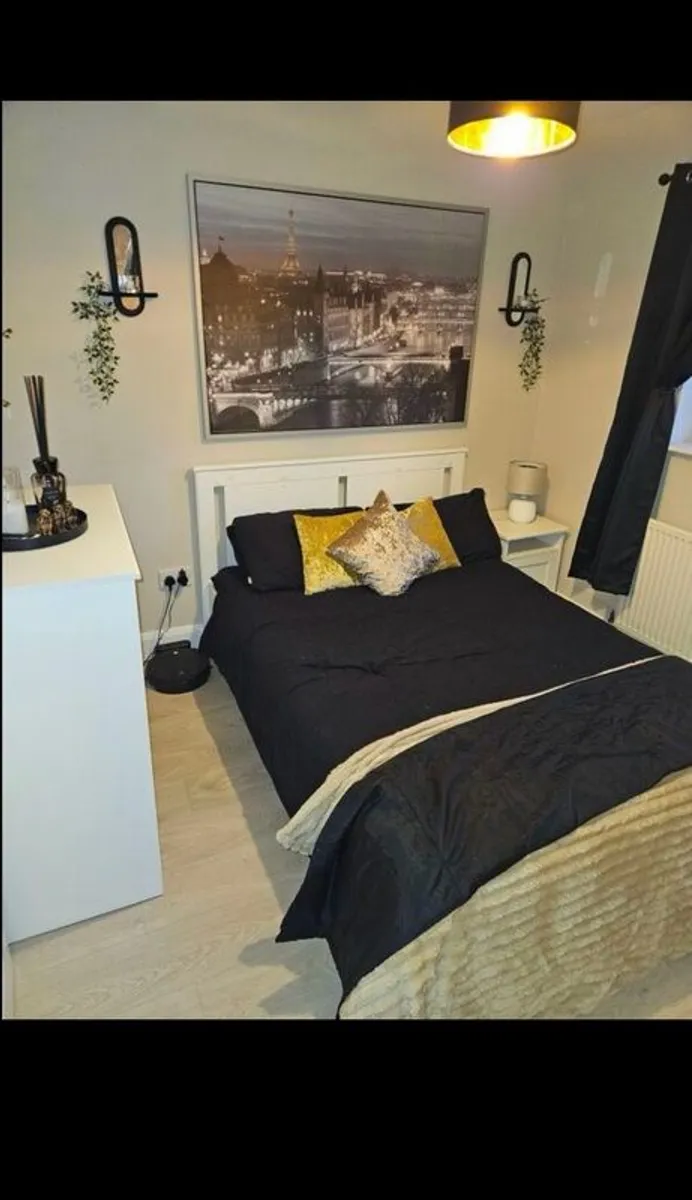 double bed with matress - Image 2