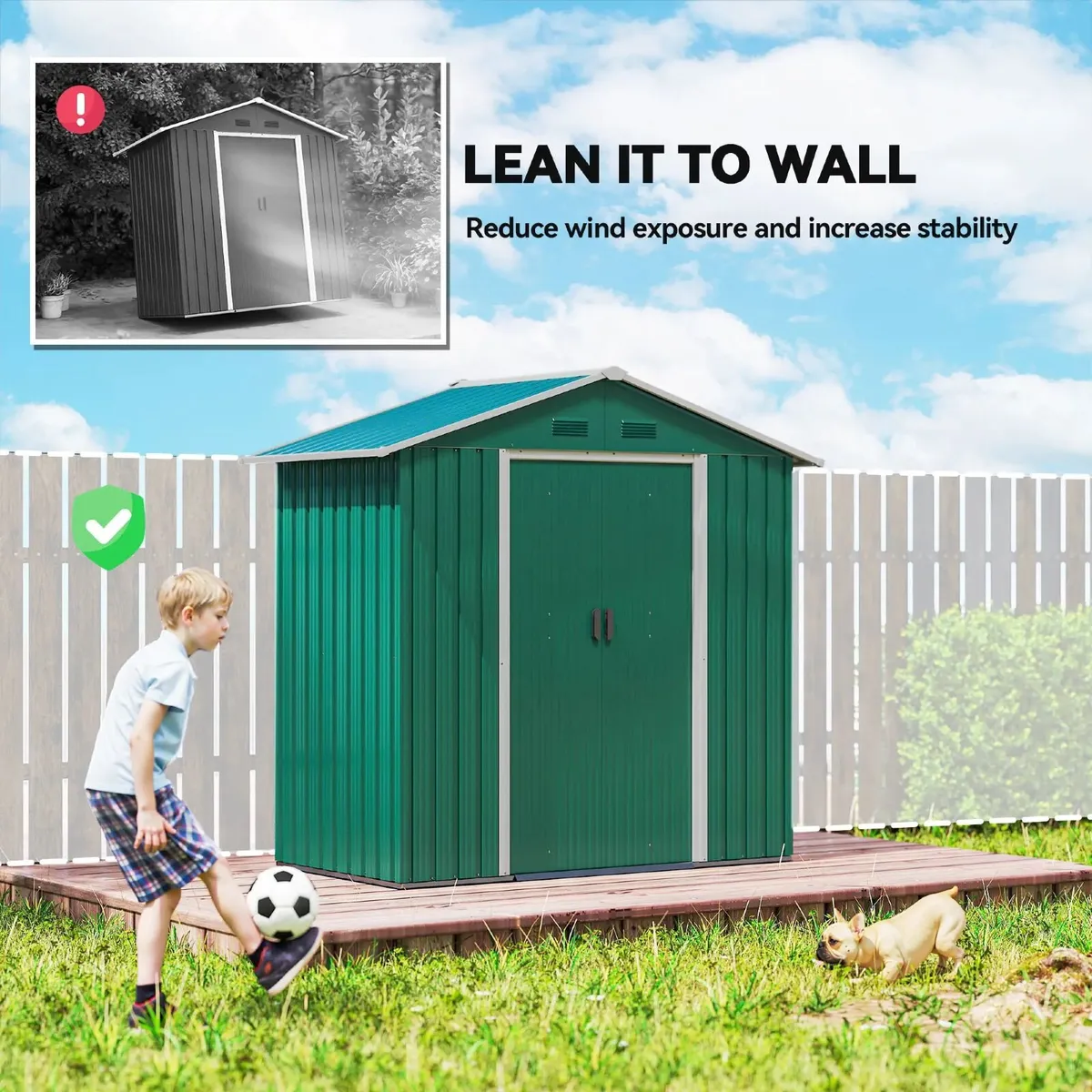 6.5ft x 3.5ft Garden Storage Shed - Image 4