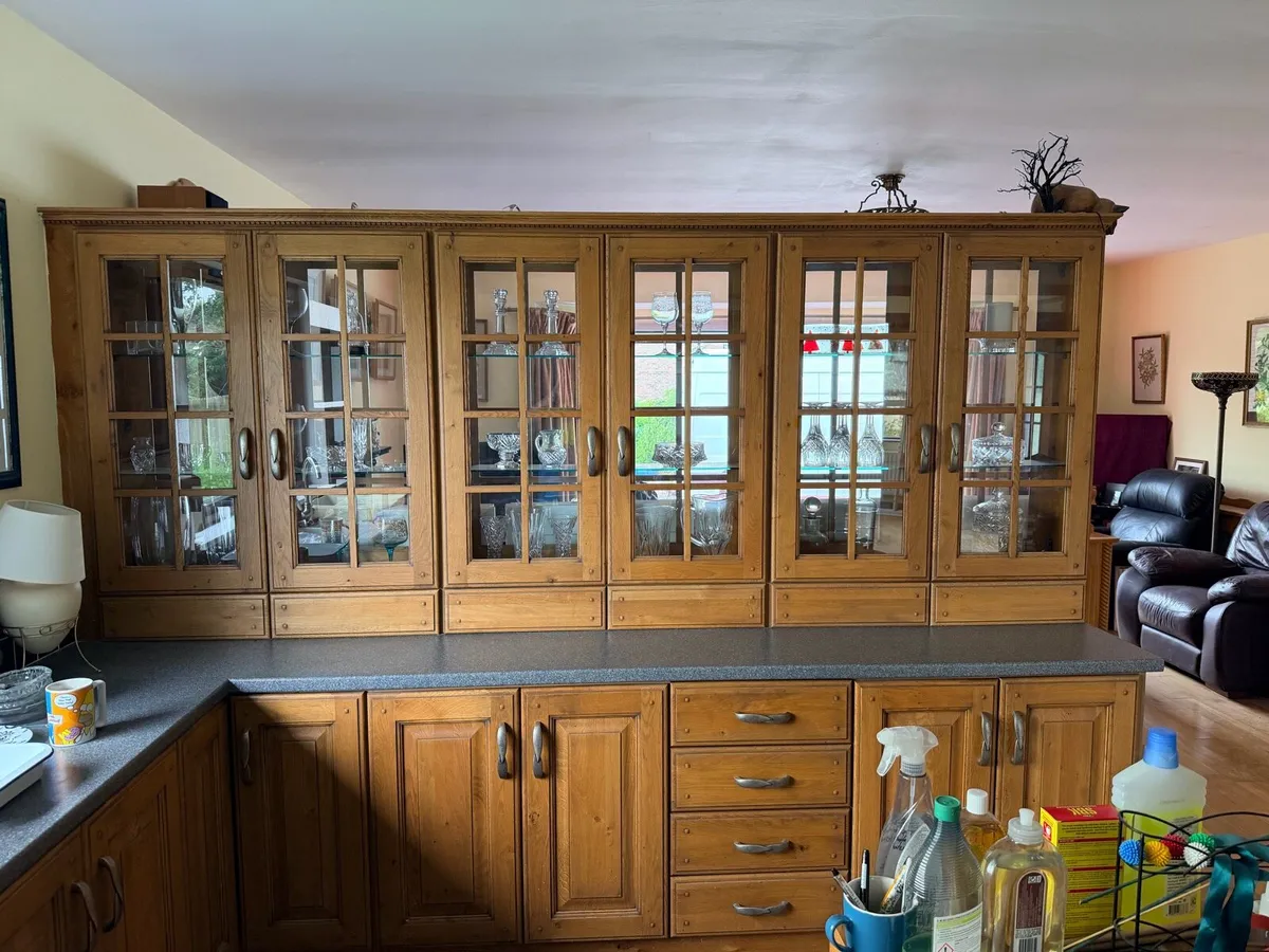 Kitchen oak unit