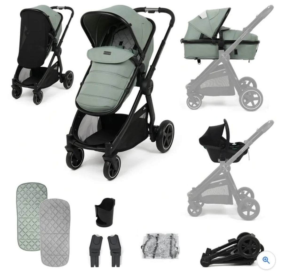 Babylo Panorama XTI with XTI Car Seat Travel syste