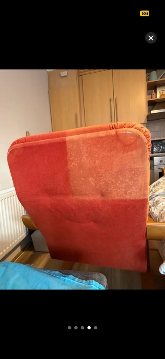 Ikea fabric armchair cushion chair seat - Image 4