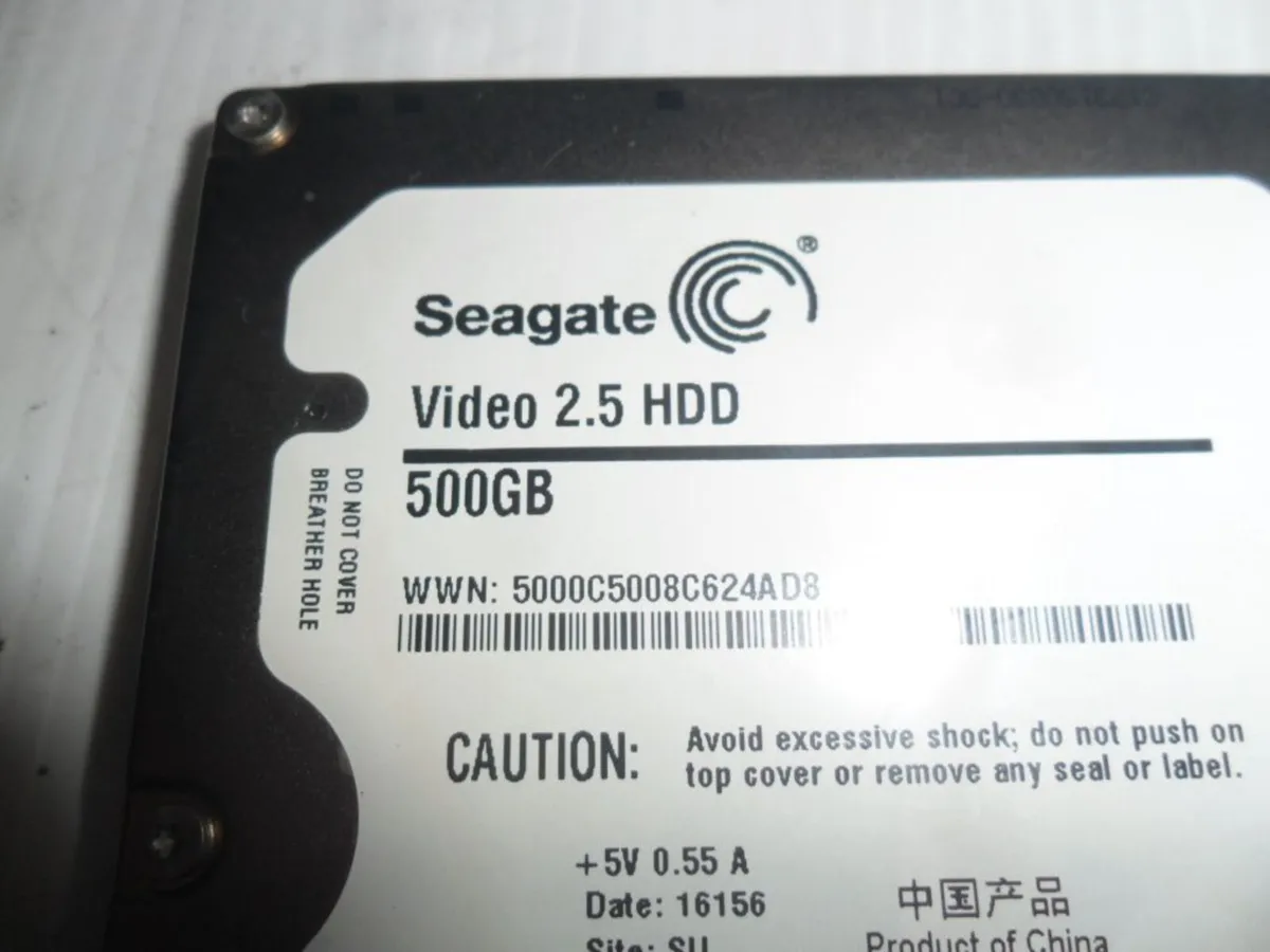 Seagate laptop HDD 500 GB - Image 1