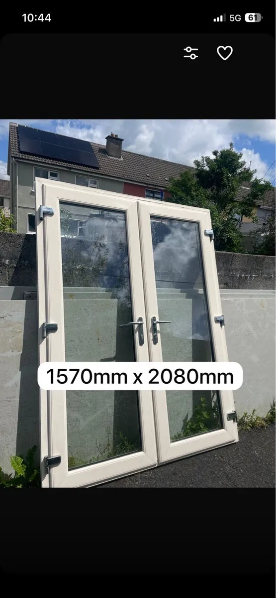 UPVC FRENCH DOOR TOP QUALITY 4 MONTHS OLD