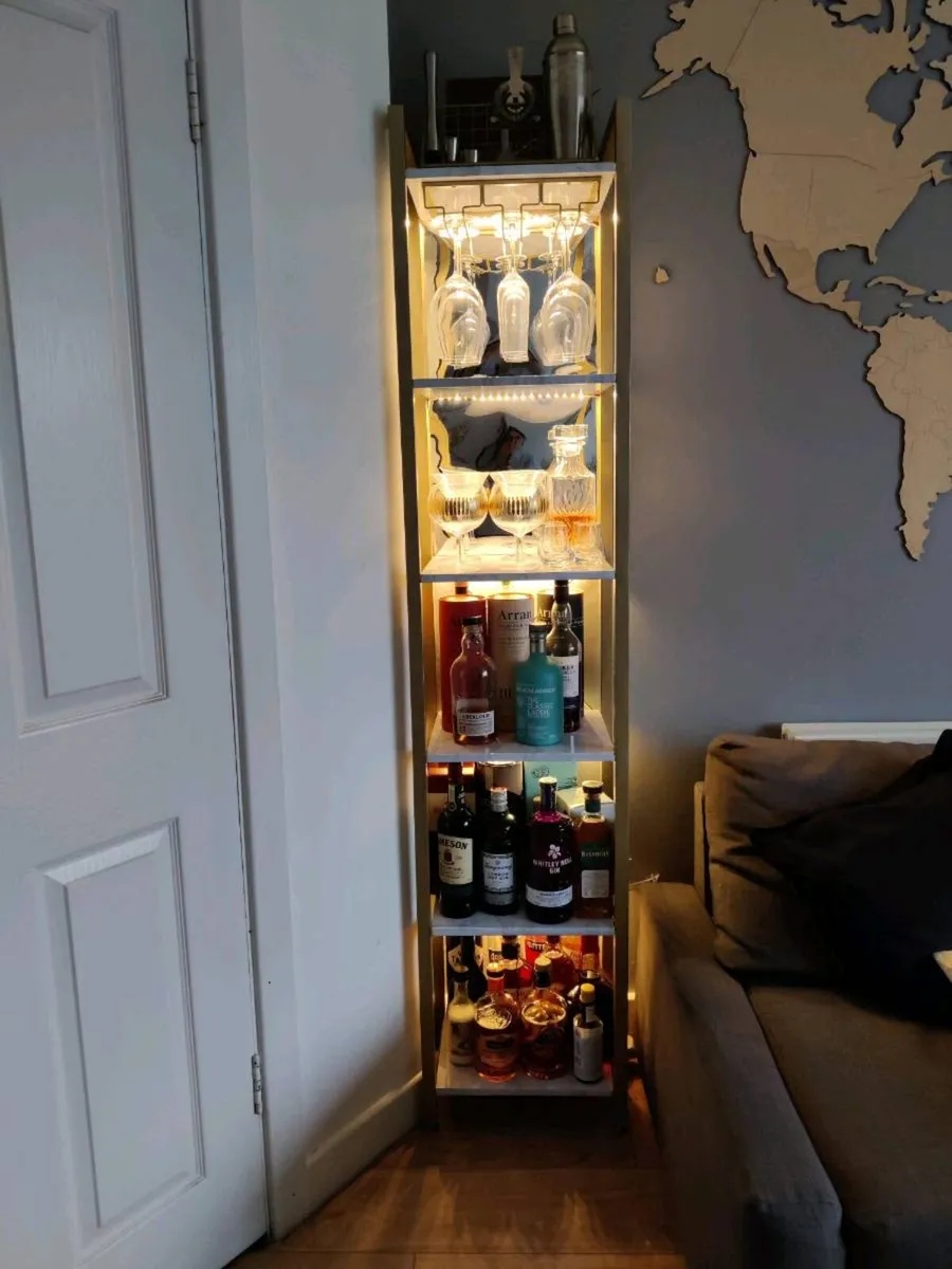 Drinks cabinet and high shelves - Image 3