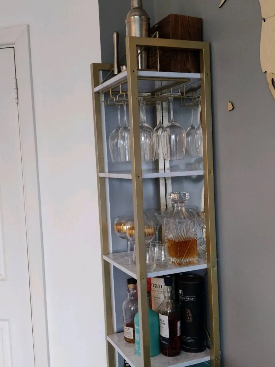 Drinks cabinet and high shelves - Image 4