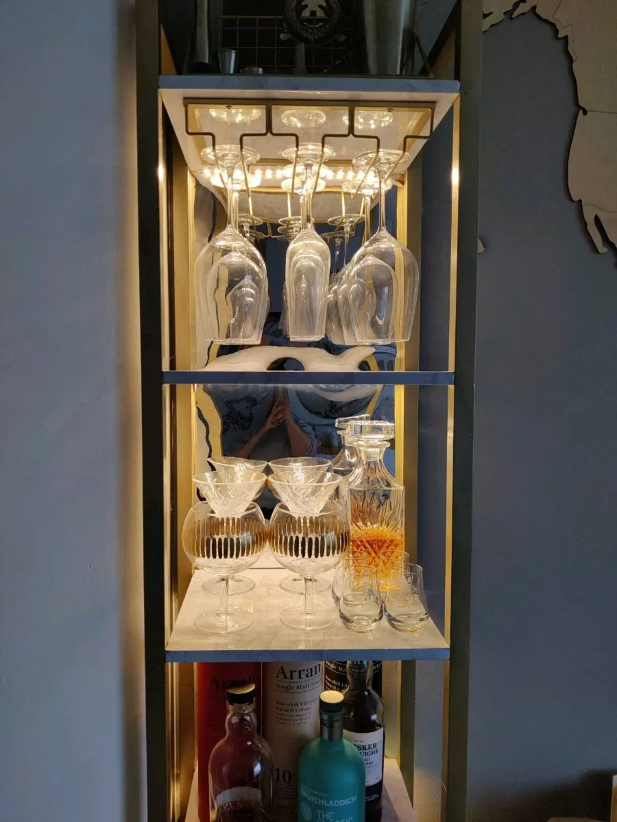 Drinks cabinet and high shelves - Image 1