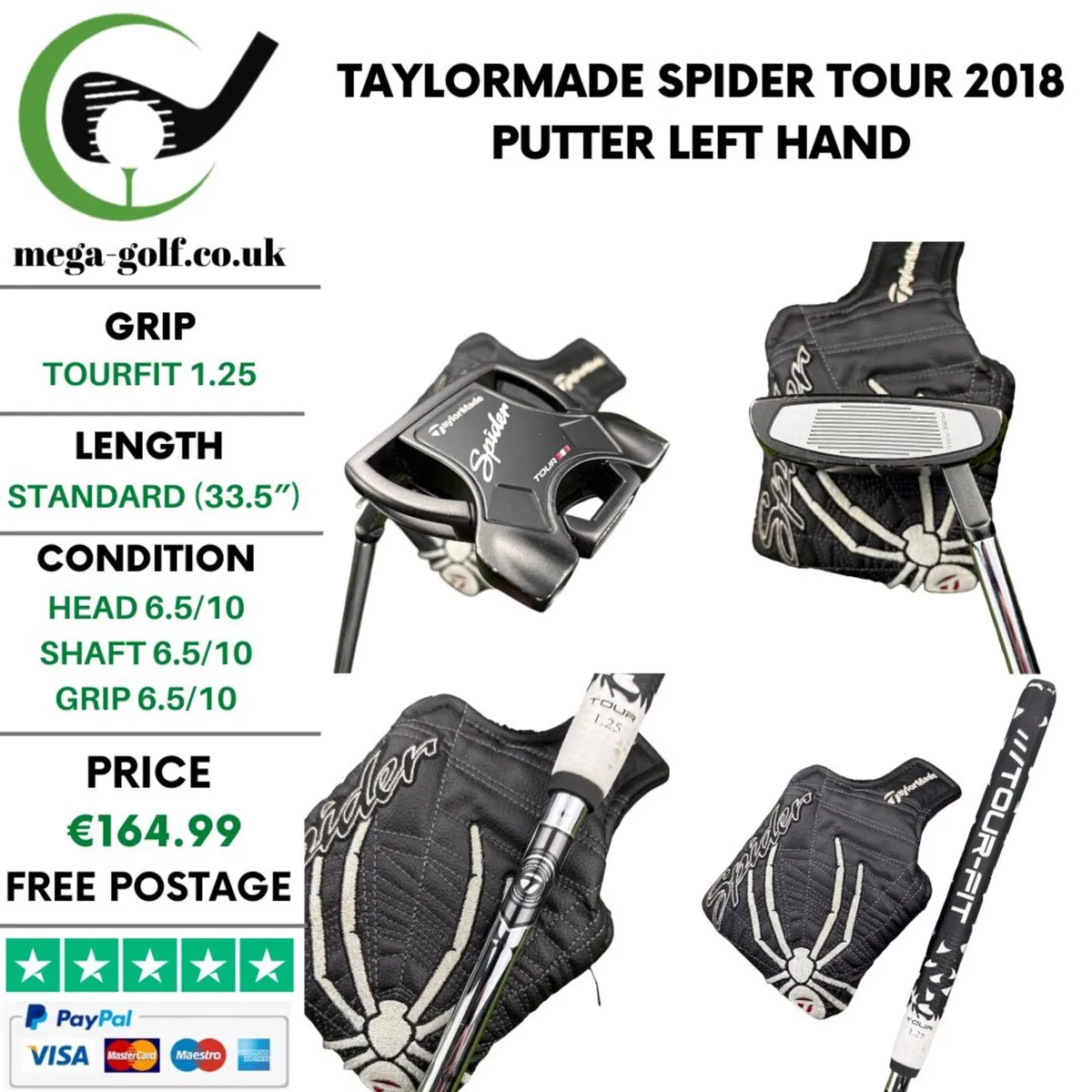 Taylormade Spider Tour 2018 Putter / 33.5'' - Image 1