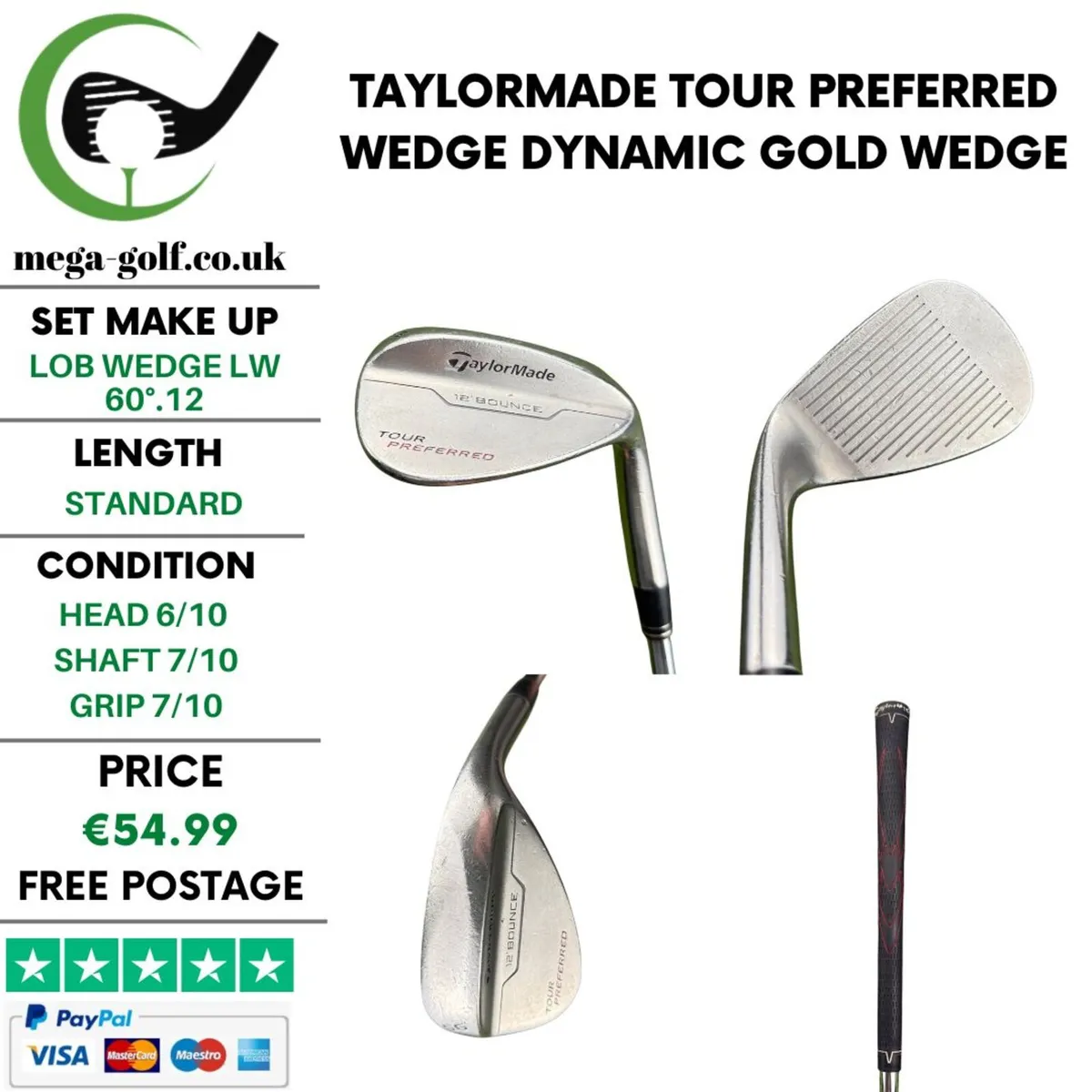 Taylormade Tour Preferred Wedge Lw 60°.12 / Wedge - Image 1
