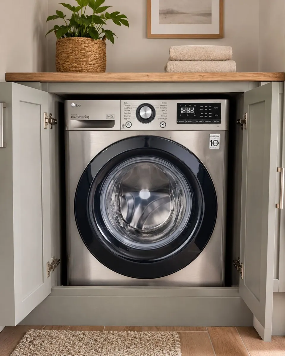 Washing machine 9kg 1400 speed - Image 1