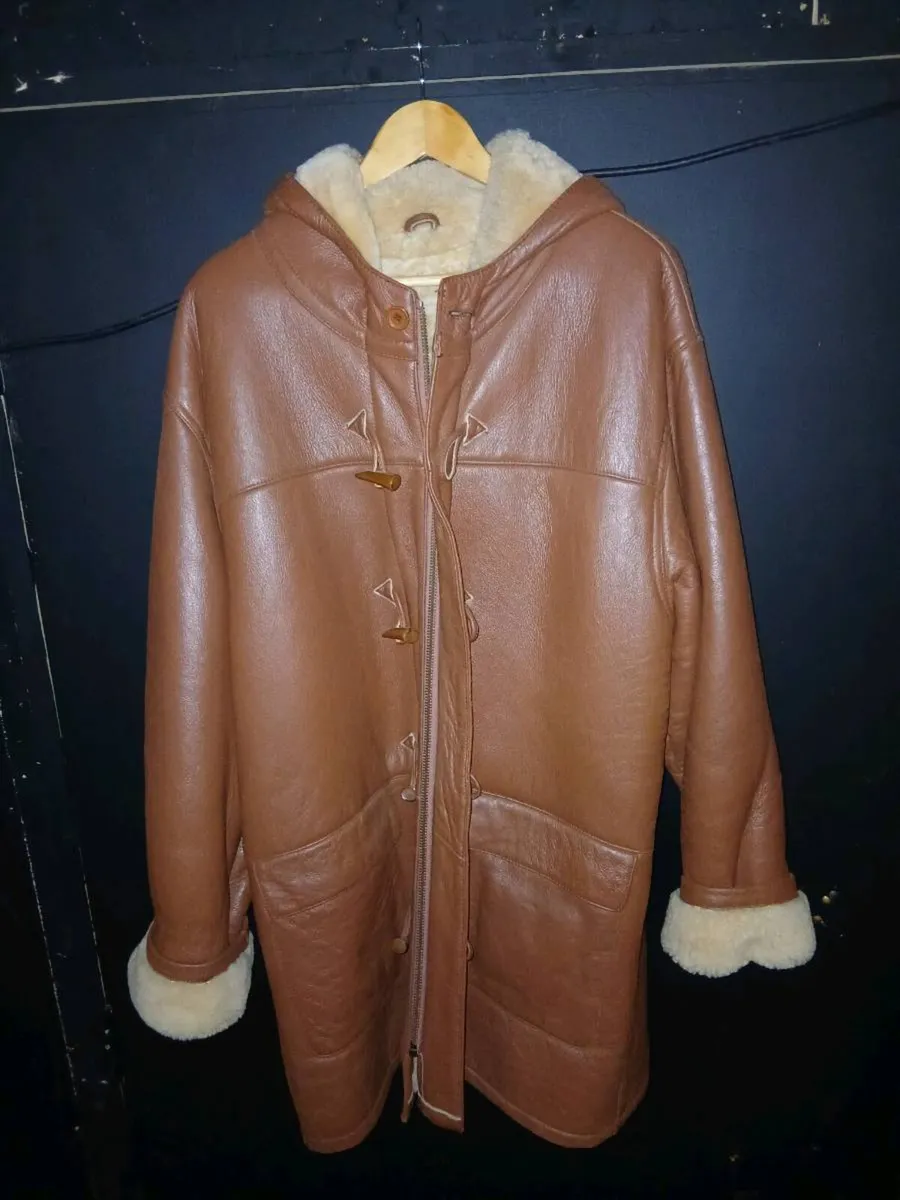 Ashwood Sheepskin/leather duffle - Image 2