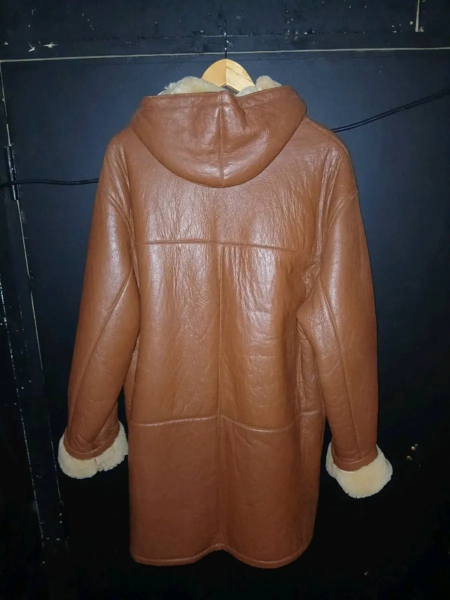 Ashwood Sheepskin/leather duffle - Image 3