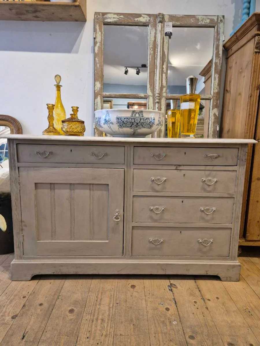 Lovely old marble  washstand - Image 4