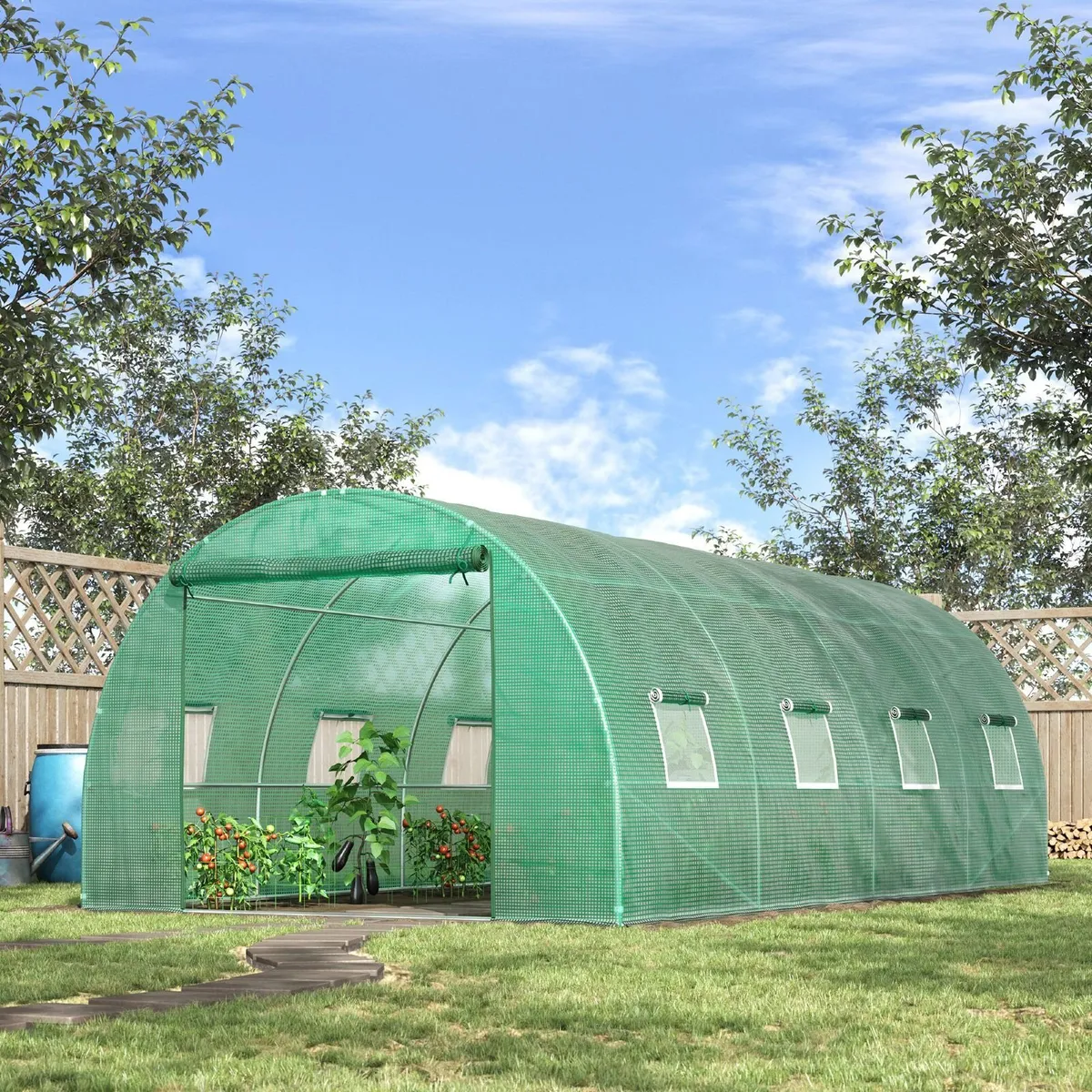 Large Walk in Polytunnel Greenhouse - Image 1