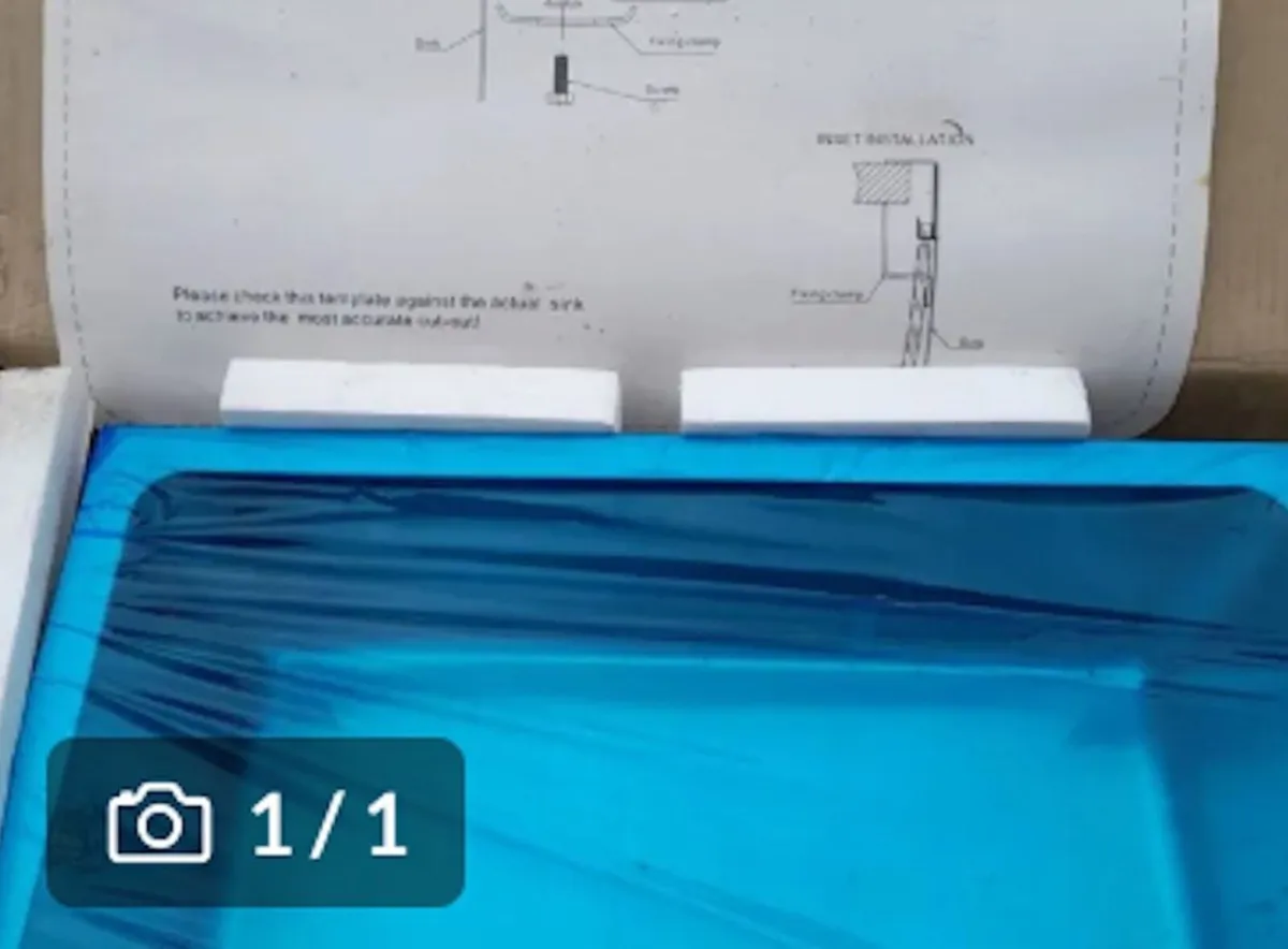 New undermount sink in original packaging - Image 2