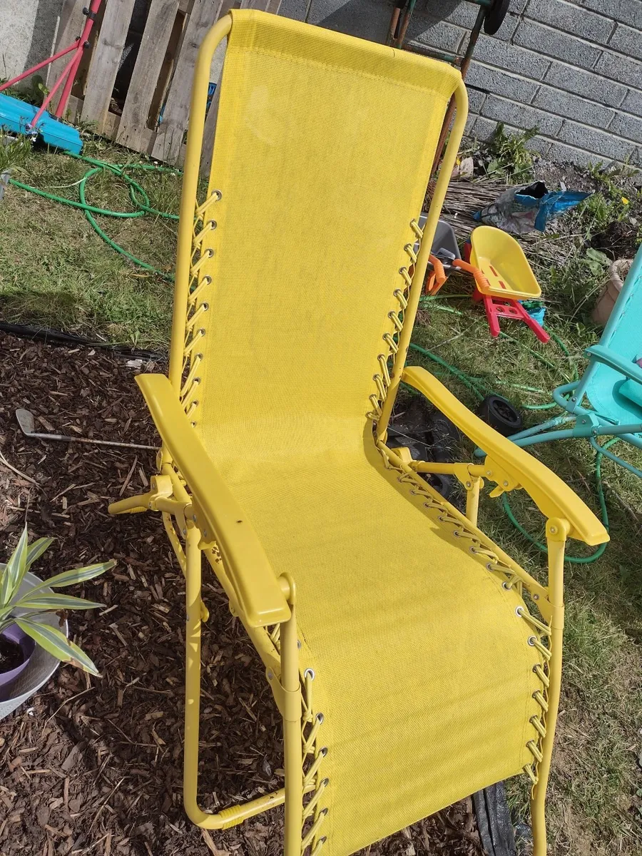 Recliner garden sun lounger - Image 1