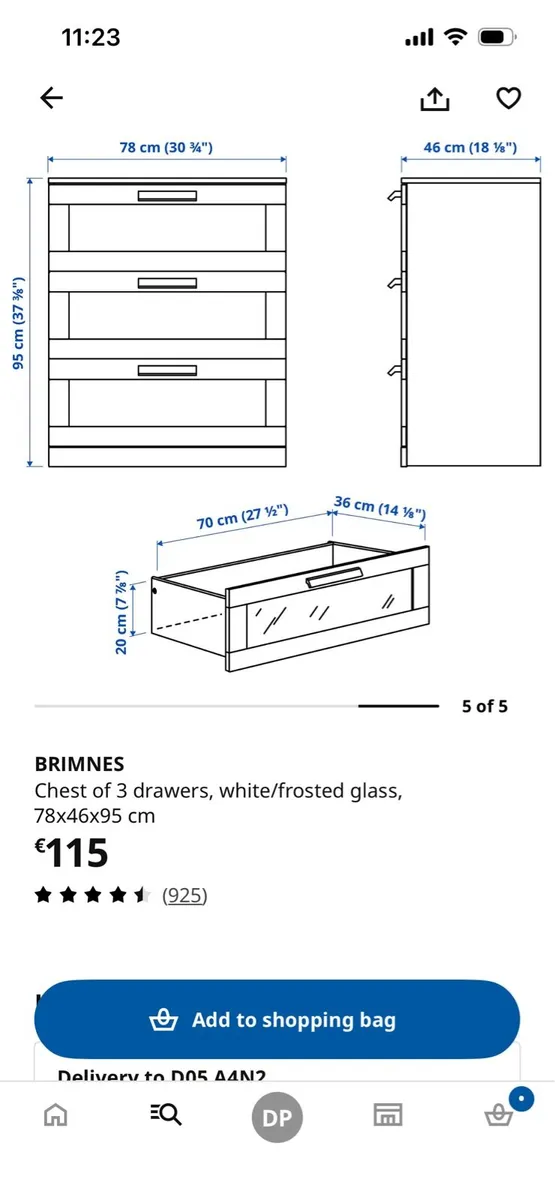 IKEA chest of drawers - Image 4