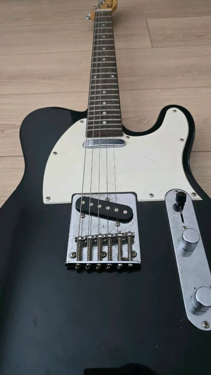 Harley Benton TE-20 BK Electric Guitar + Gig Bag - Image 2