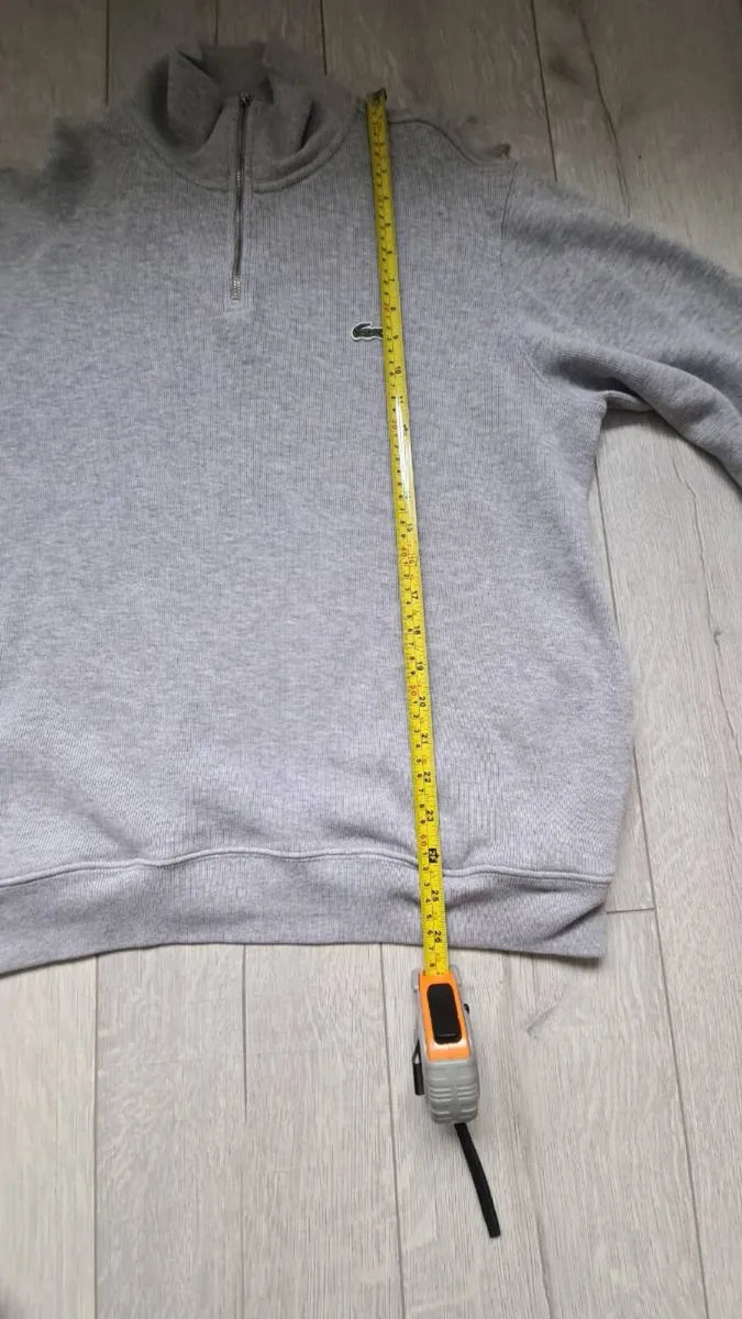 Lacoste 1/4 zip up jumper - Image 3