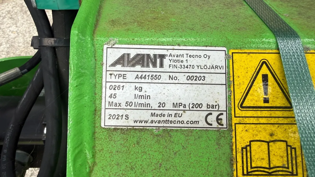 Avant Flail mower 1350mm , hammer flails - Unused - Image 2