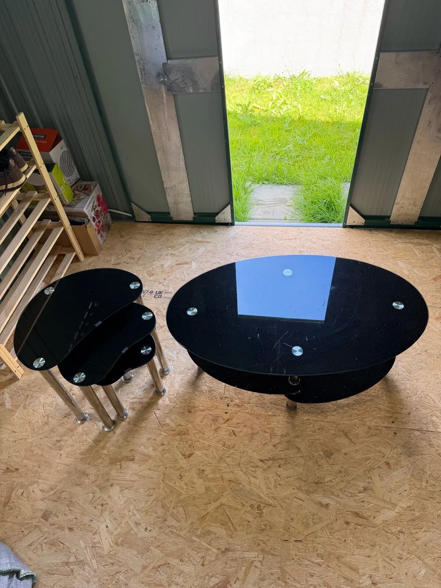 Coffee Table And Stools - Image 2