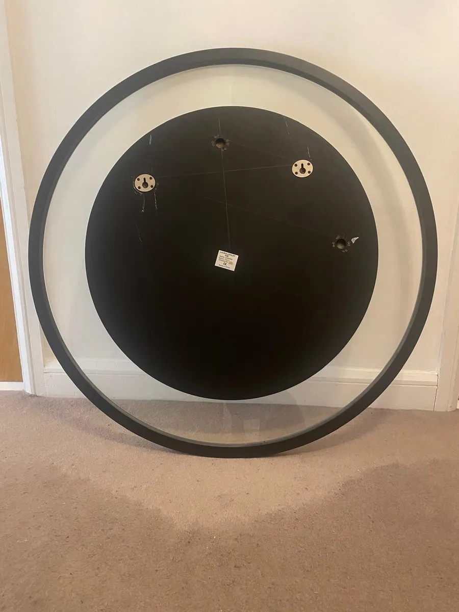 Laura Ashley Evie 100cm large round Mirror - Image 3