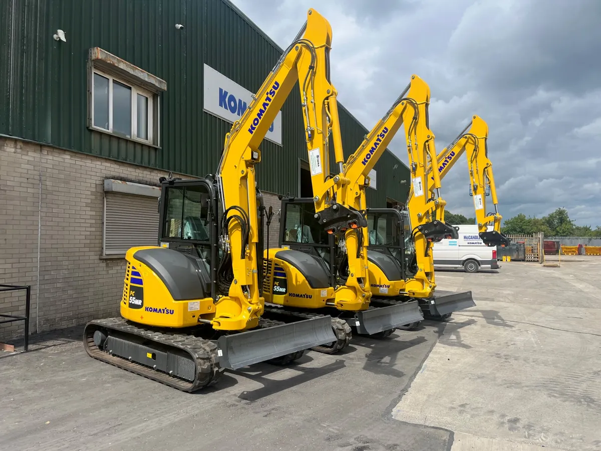 New Komatsu PC55MR-5 Mini Excavators - Image 1
